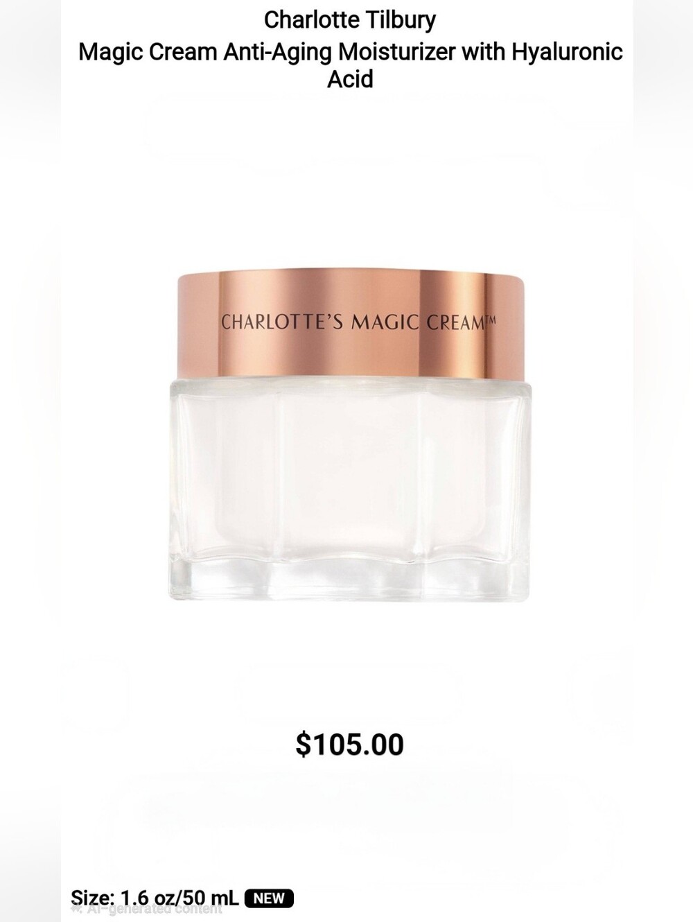 Charlotte's Magic Cream - Face Moisturizer